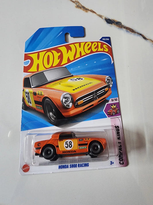 Honda S800 Racing (Orange) – Hot Wheels 2025 by Mattel
