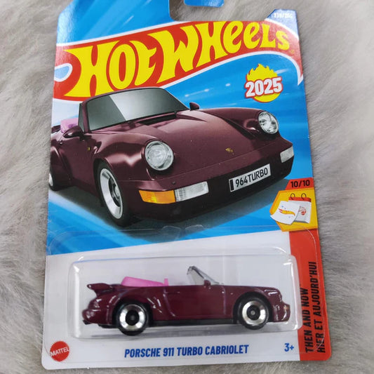 Porsche 911 Turbo Cabriolet (Magenta) – Hot Wheels 2025 by Mattel