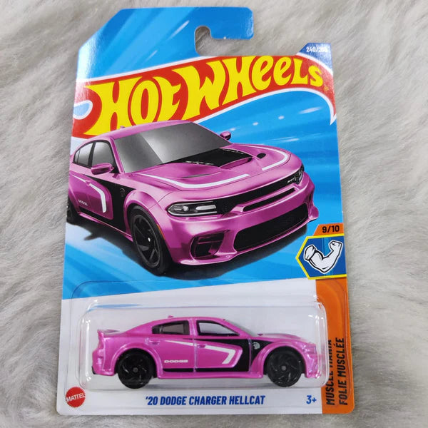 ’20 Dodge Charger Hellcat (Pink) – Hot Wheels 2025 by Mattel
