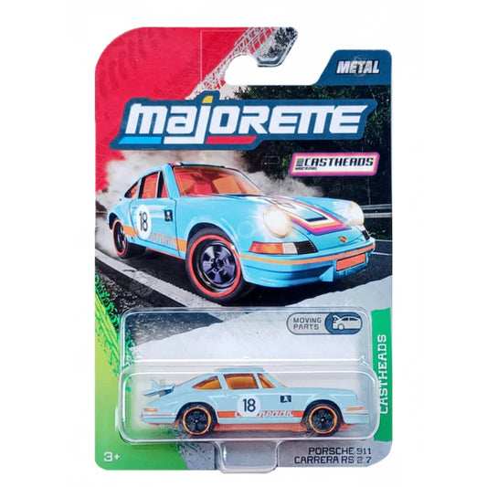 Porsche 911 Carrera RS 2.7 (Blue) – Majorette Castheads Moving Parts Edition