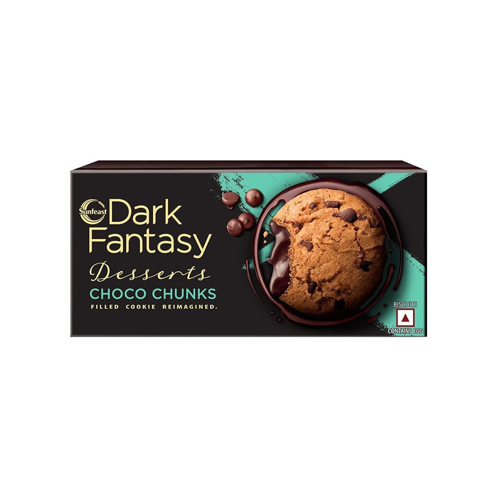 Sunfeast Dark Fantasy Desserts Choco Chunks Cookies : 75 g