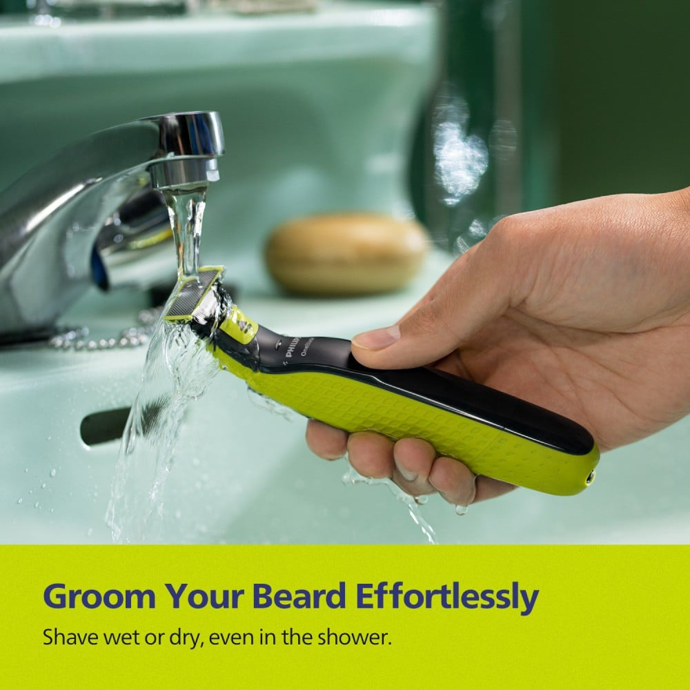 Philips One Razo Philips QP2724/10 OneBlade Hybrid Razor : 1 unit – Prithvi Enterprises