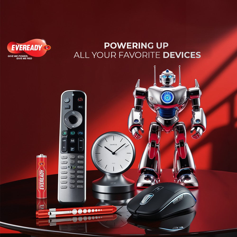 Eveready AAA Carbon Zinc Battery : 1 pack (12 Pieces)
