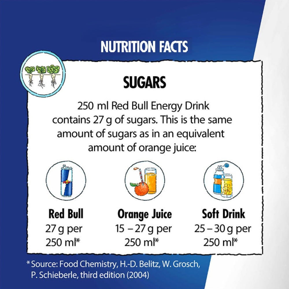 Red Bull Energy Drink (4 x 250 ml) : 4x250 ml