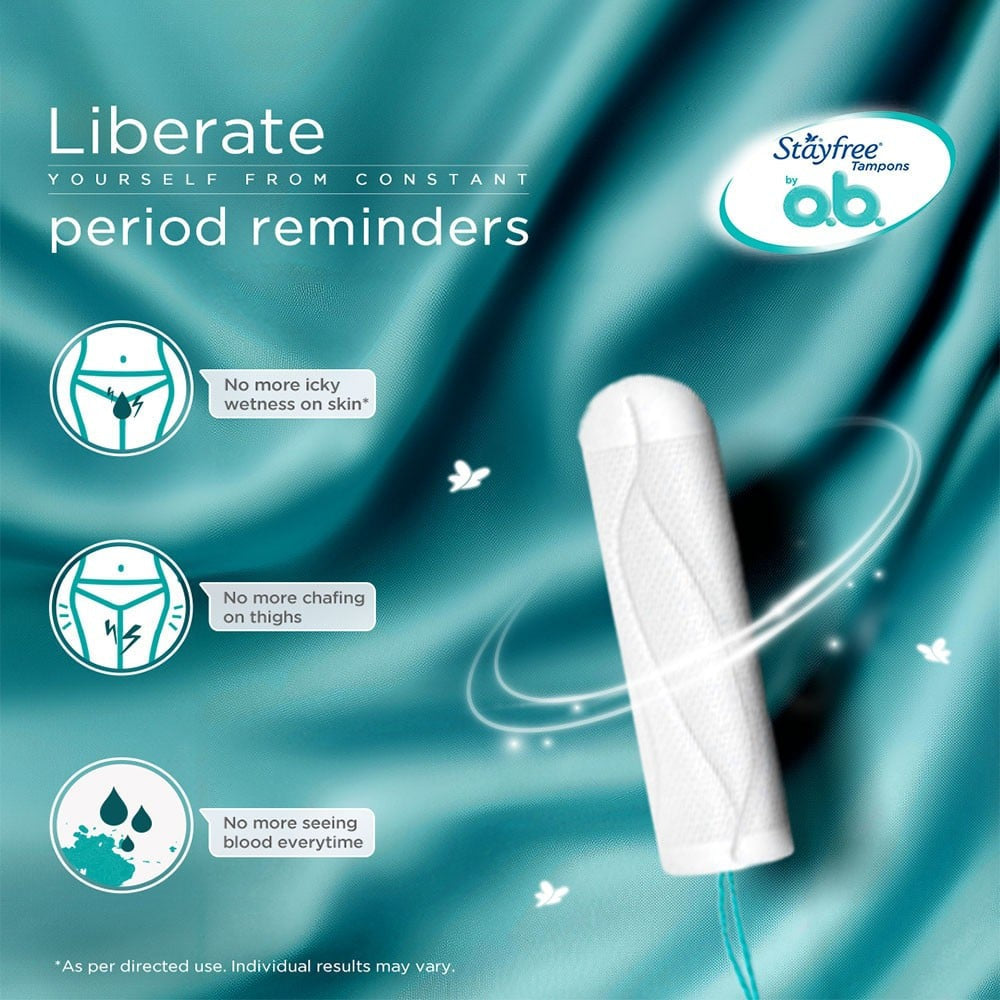 Stayfree Pro Comfort Tampons (by OB) : 20 pieces