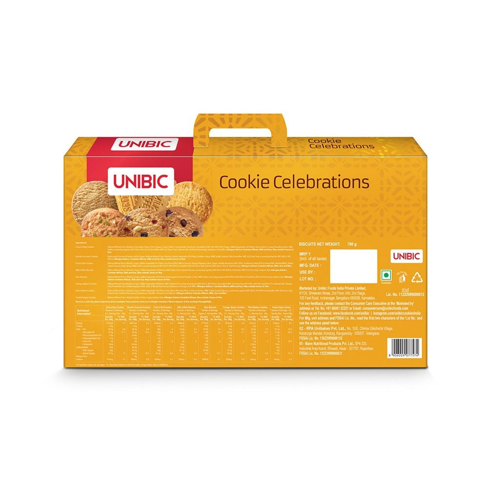 Unibic Celebrations Biscuits Gift Pack : 700 g