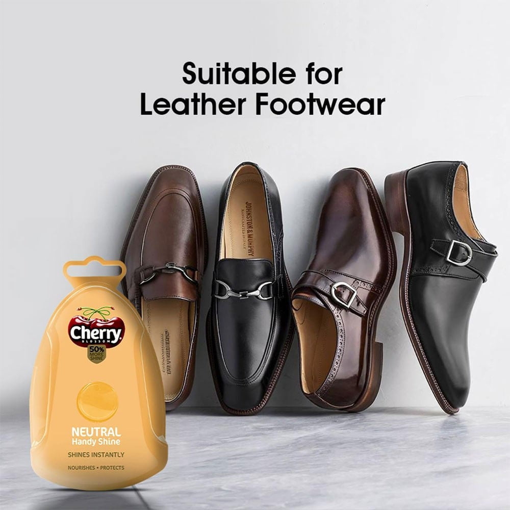 Cherry Blossom Neutral, Handy Shoe Shiner - Pack of 2 : 2 x 1 unit