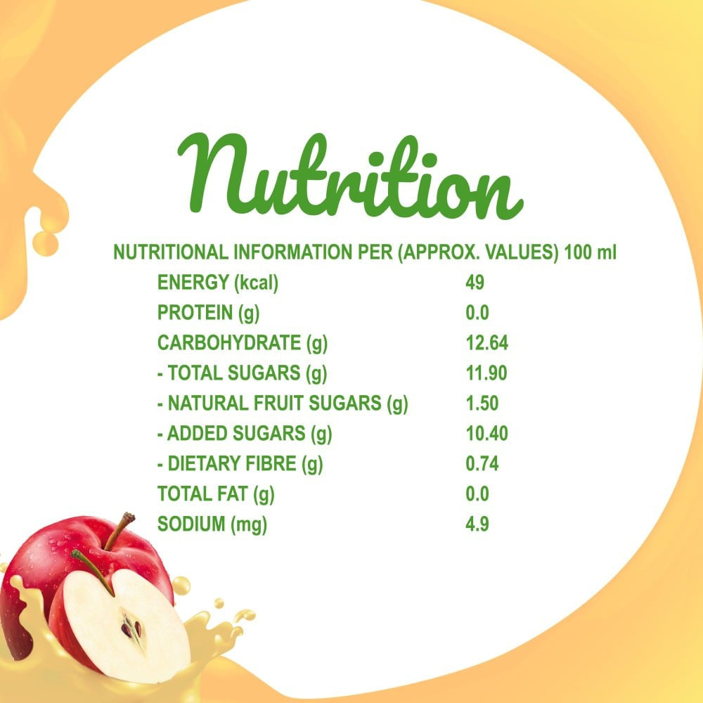 B Natural Apple Juice : 1 ltr