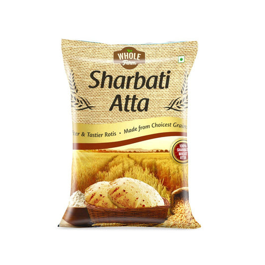 Whole Farm Premium Sharbati Atta : 5 kg