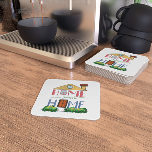 Home Sweet Home: Printed Coaster Set (Set of 4) - Prithvi Enterprises