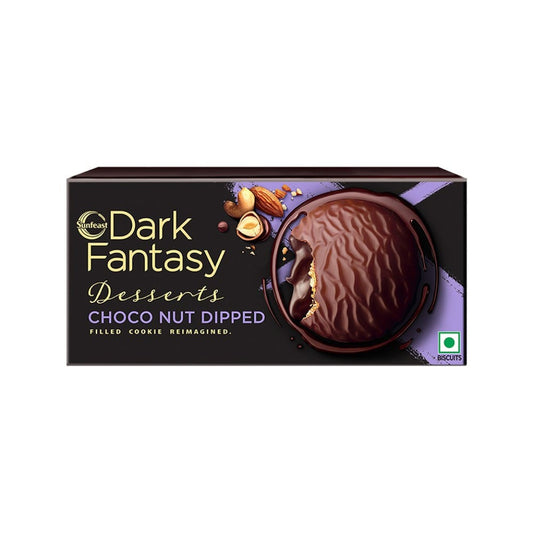 Sunfeast Dark Fantasy Desserts Choconut Dipped Cookies : 100 g