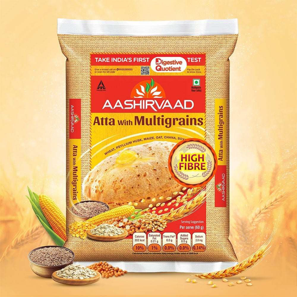 Aashirvaad Multigrain Atta : 10 kg