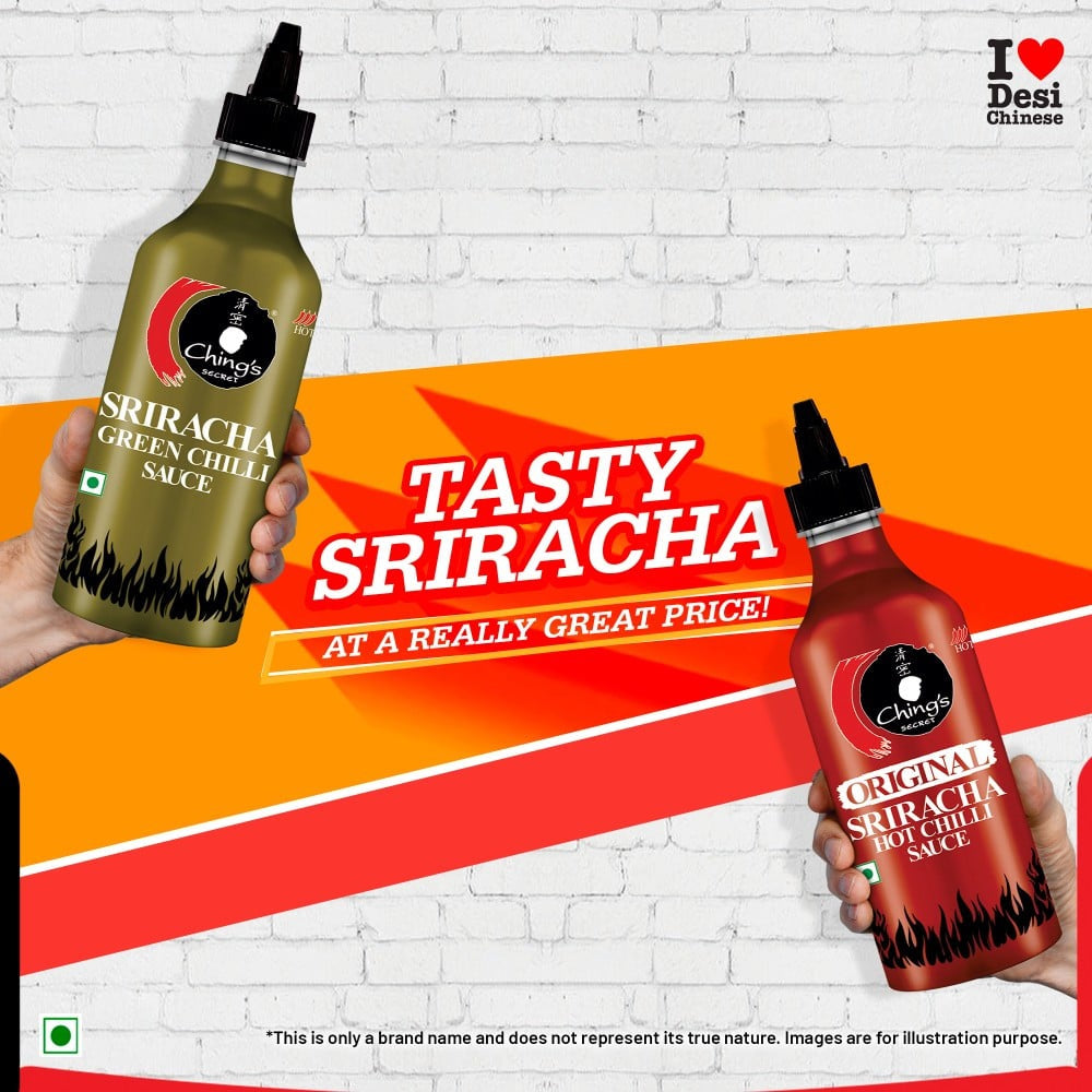 Ching's Secret Sriracha Green Chilli Sauce : 225 g