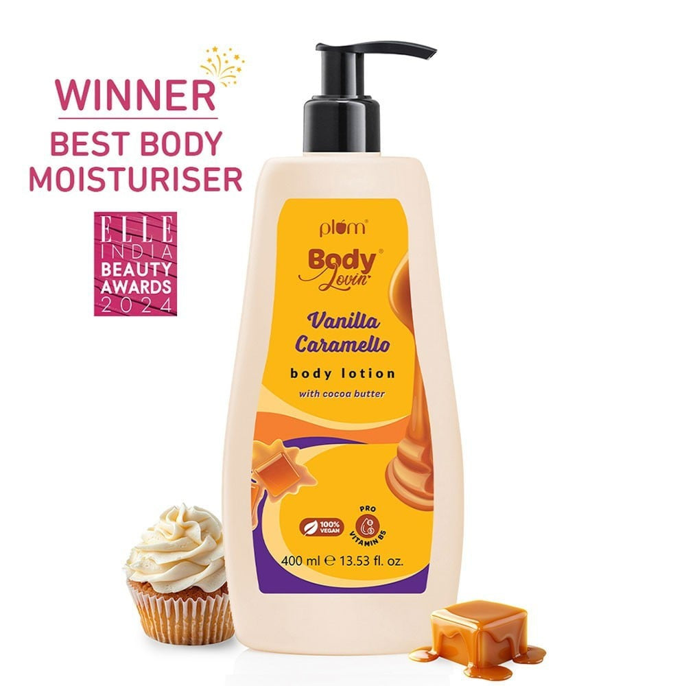 Plum BodyLovin' Vanilla Caramello Body Lotion - Pack of 2 : 2 x 400 ml
