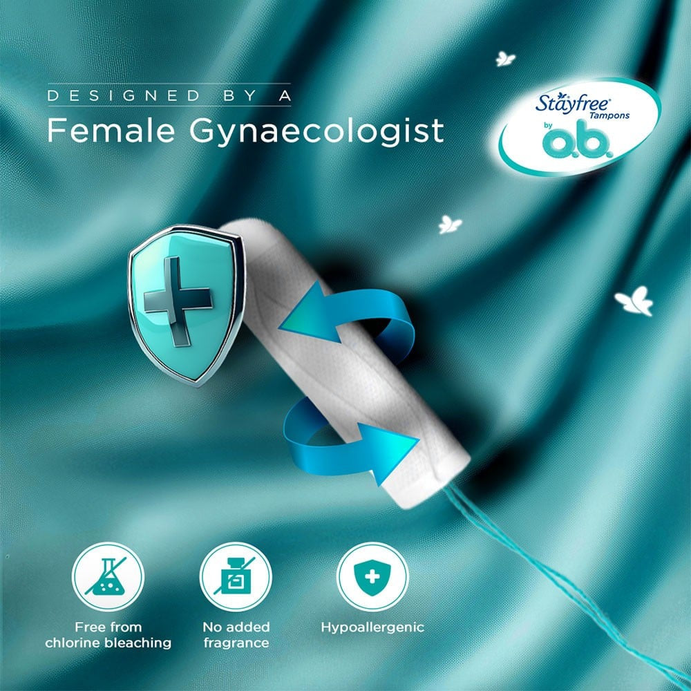Stayfree Pro Comfort Tampons (by OB) : 20 pieces