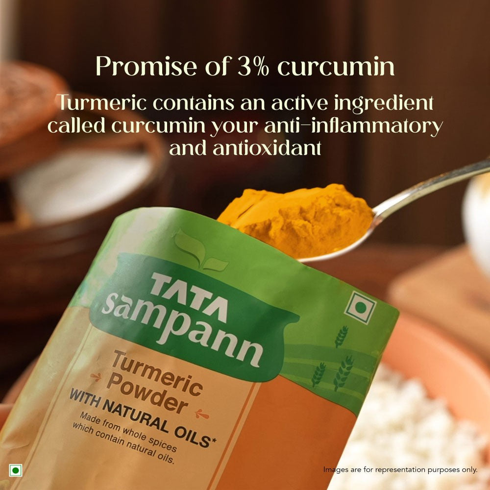 Tata Sampann Turmeric Powder with Natural Oils : 500 g
