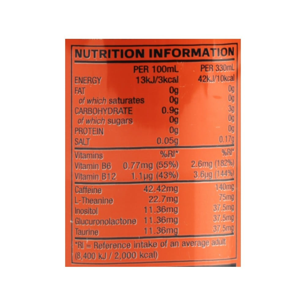 Prime Energy Drink Orange Mango : 330 ml