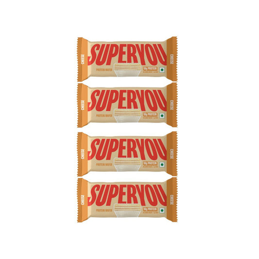 SuperYou Cheese Wafer Protein Bar - Pack of 4 : 4 x 40 g