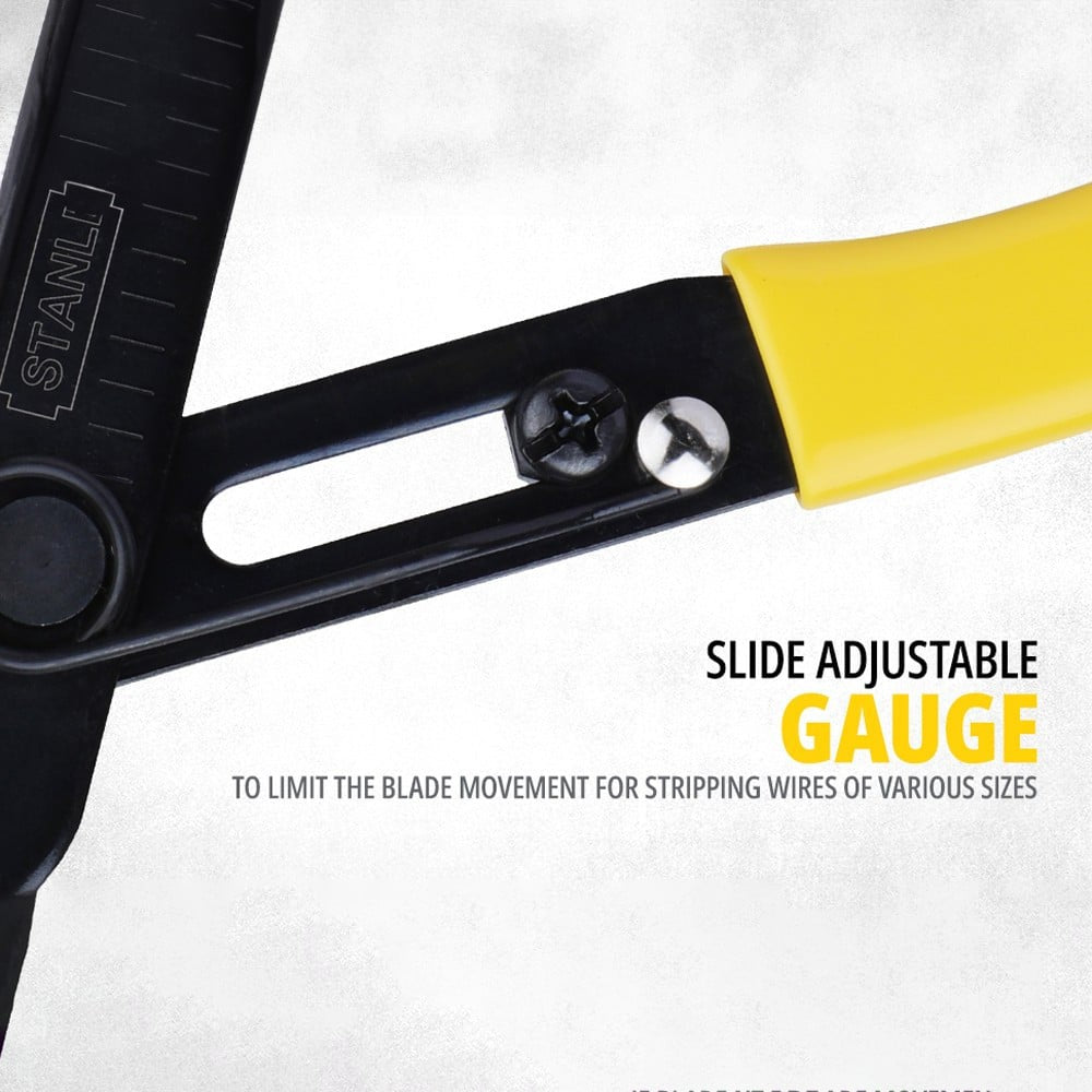 STANLEY Wire Stripper Tool (Yellow & Black) : 1 unit