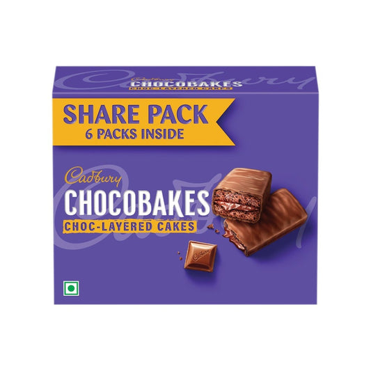 Cadbury Chocobakes Choc Layered Cake : 114 g (6 pieces)