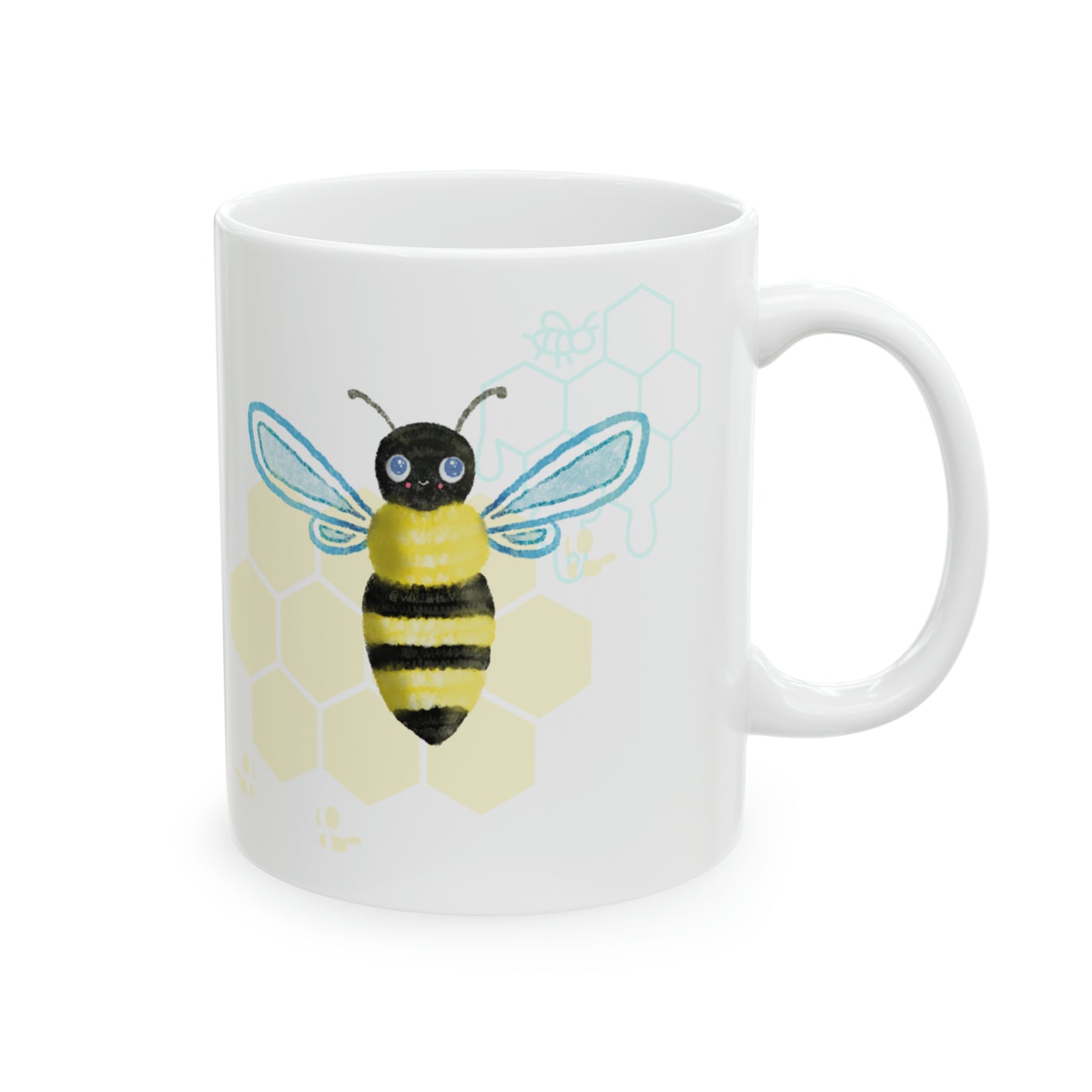 Honey Bee - Bubbly: Printed Ceramic Mug - Prithvi Enterprises