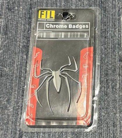 Fill Decals - Chrome Badge: Spider Silver