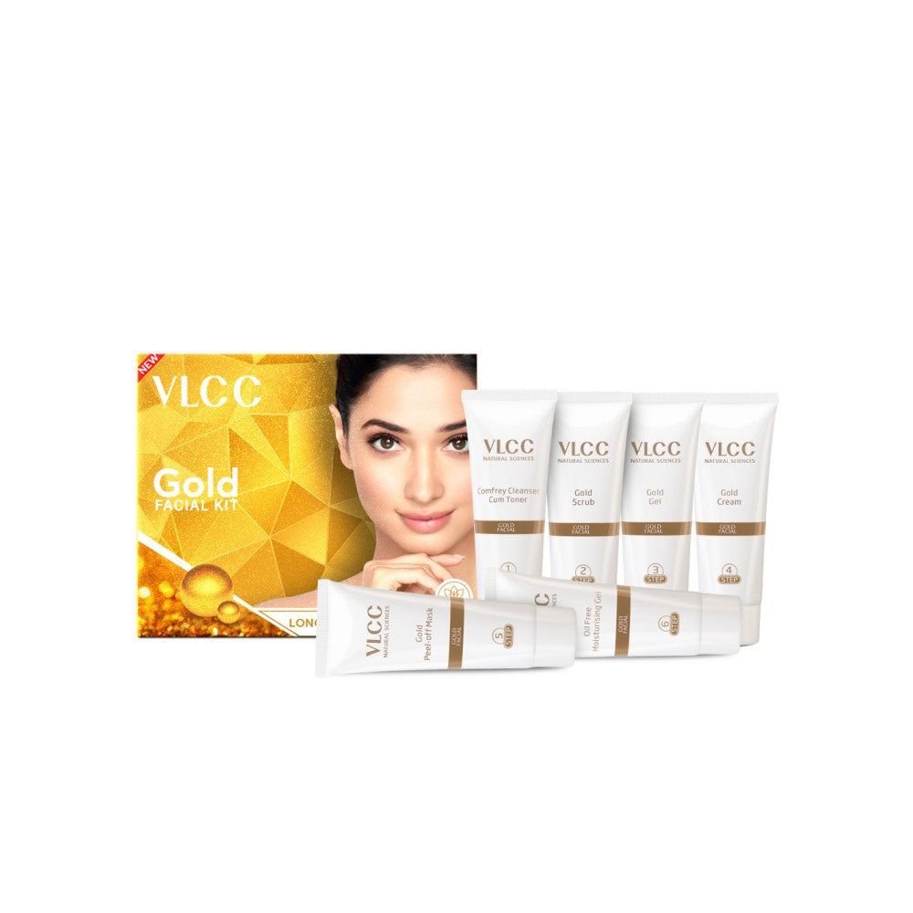 VLCC Gold Facial Kit For Luminous & Radiant Complexion : 60 g