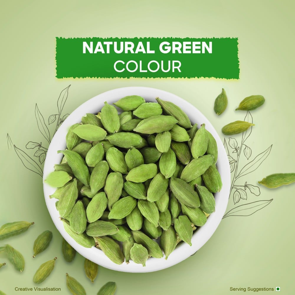 Aashirvaad Green Cardamom Whole : 50 g