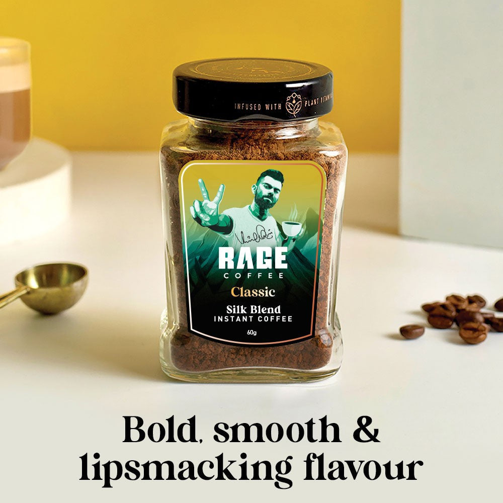 Rage Coffee Classic Silk Blend Instant Coffee : 60 g