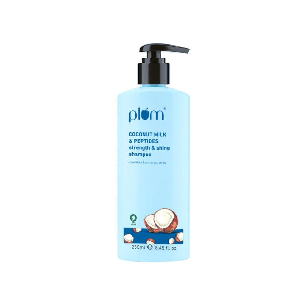 Plum Coconut Milk & Peptides Strength & Shine Shampoo : 250 ml
