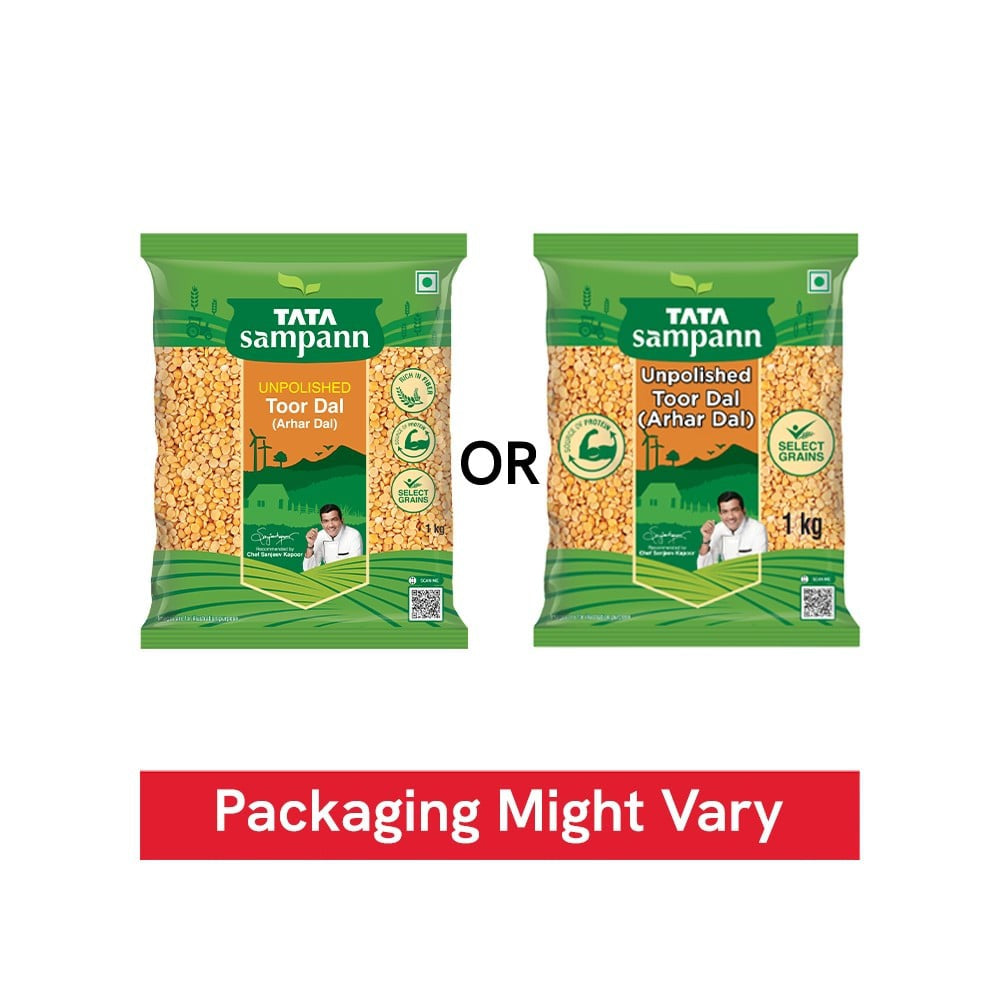 Tata Sampann Unpolished Toor Dal/Toor Dal : 1 kg