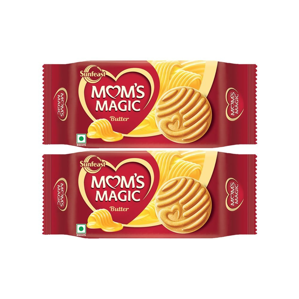 Sunfeast Mom's Magic Rich Butter Cookies - Pack of 2 : 2 x 189 g