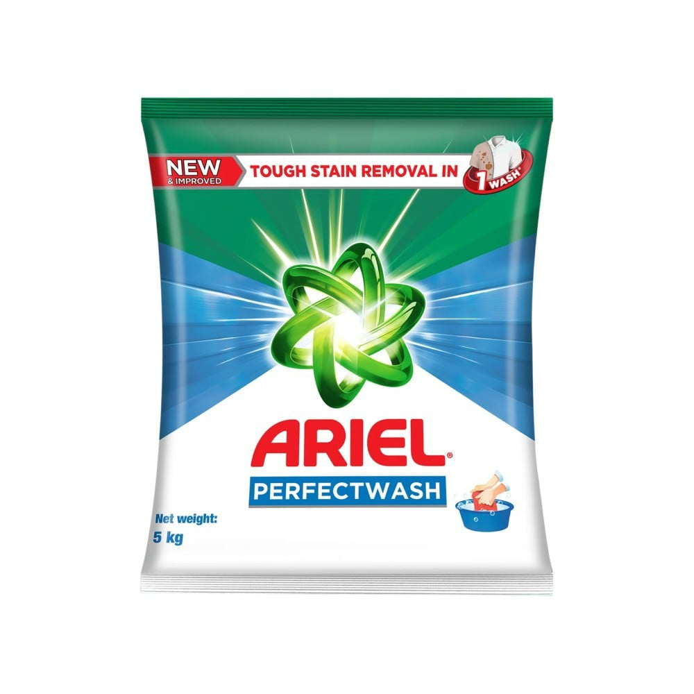 Ariel Perfect Wash Detergent Powder : 5 kg