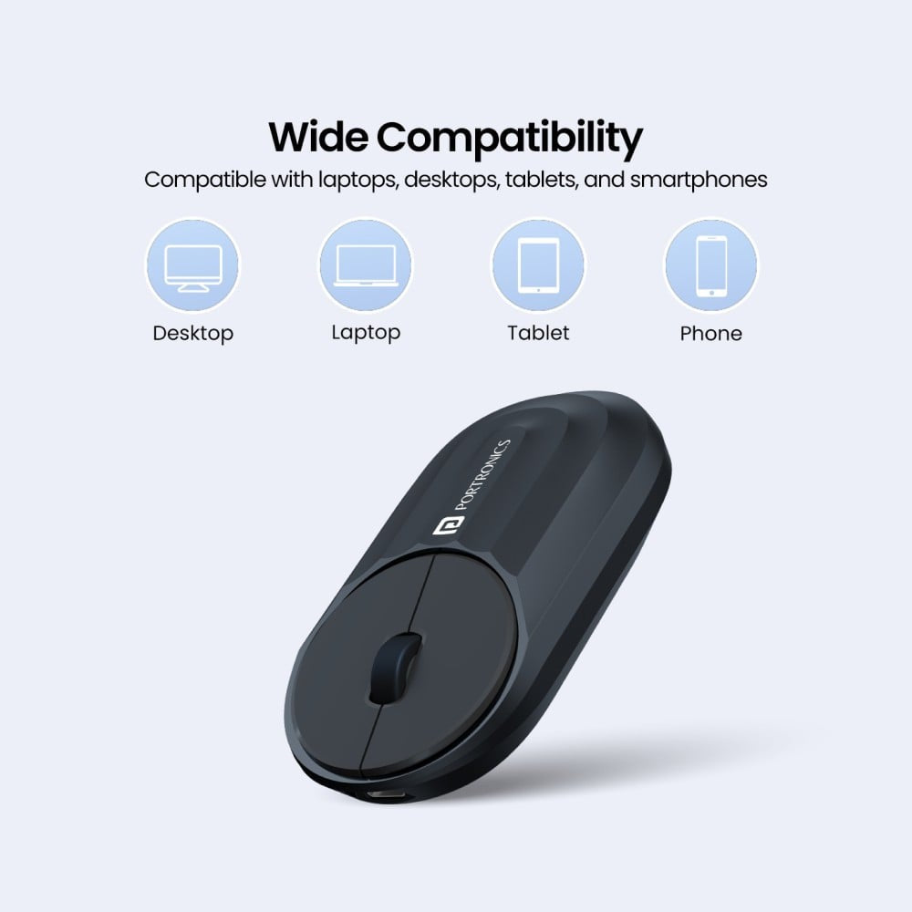Portronics Wireless Mouse (Black) : 1 Unit