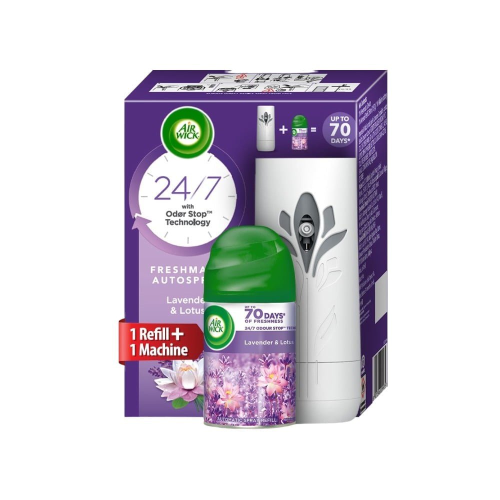 Airwick Freshmatic Autospray Air Freshener Kit (Lavender & Lotus) : 1 pack