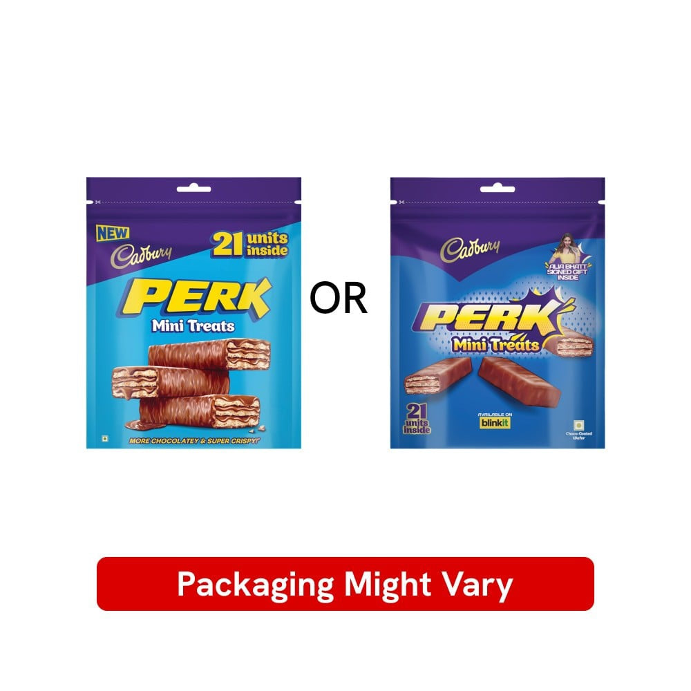 Cadbury Perk Coated Wafer Chocolate Pack Home Treats - Pack of 3 : 3 x 115.5 g
