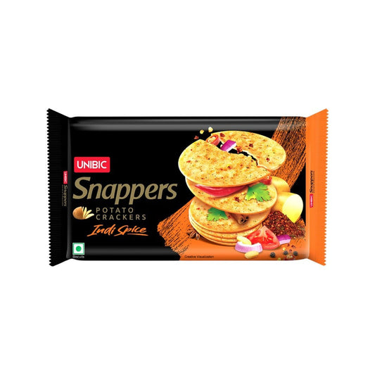 Unibic Snappers Potato Crackers (Indi Spice) : 300 g