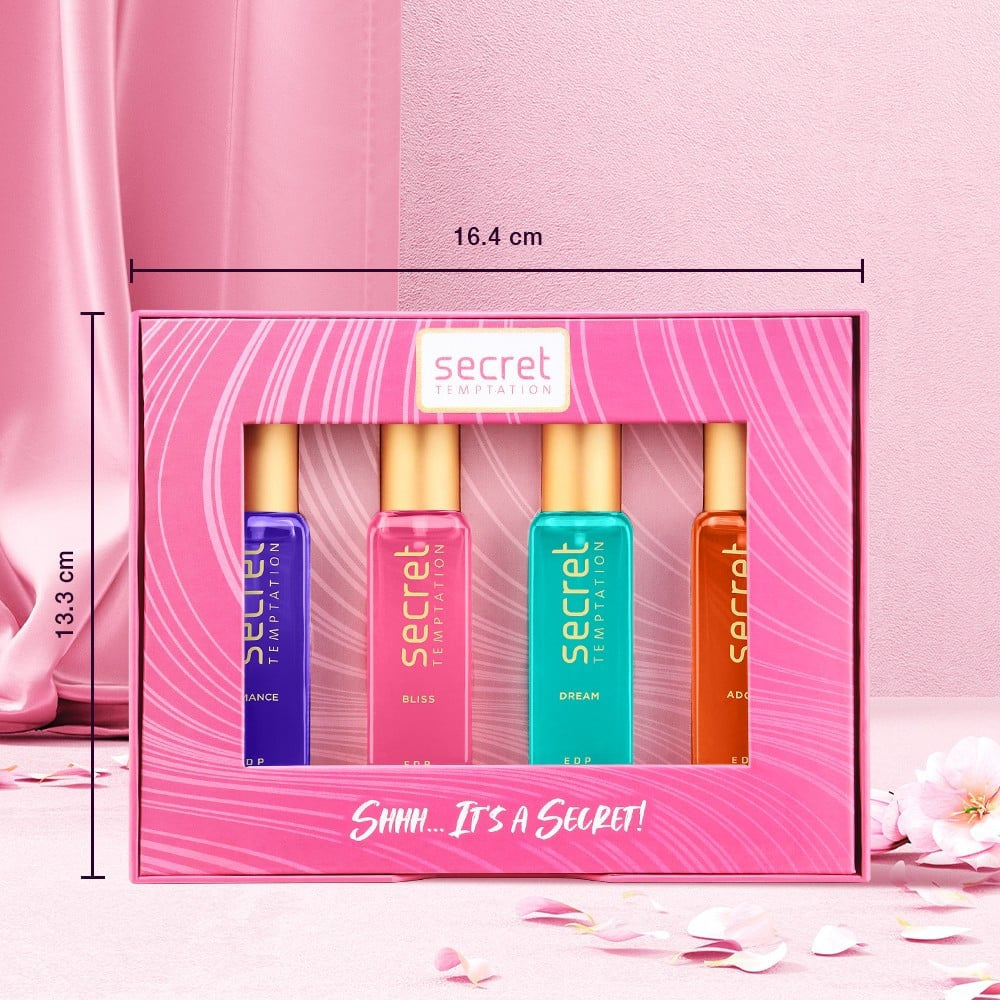 Secret Temptation Premium Women's Perfume Gift Set : 1 pack (4 pieces)