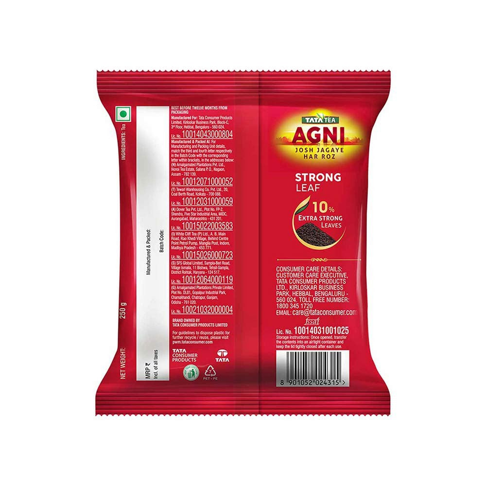Tata Tea Agni Special Blend Tea : 250 g