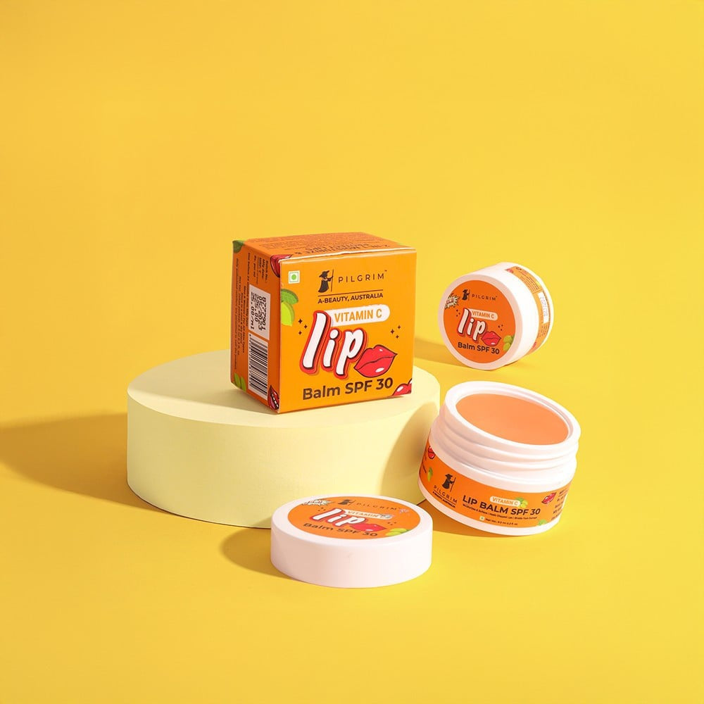 Pilgrim Vitamin C Lip Balm with SPF 30 (Orange) : 9 g