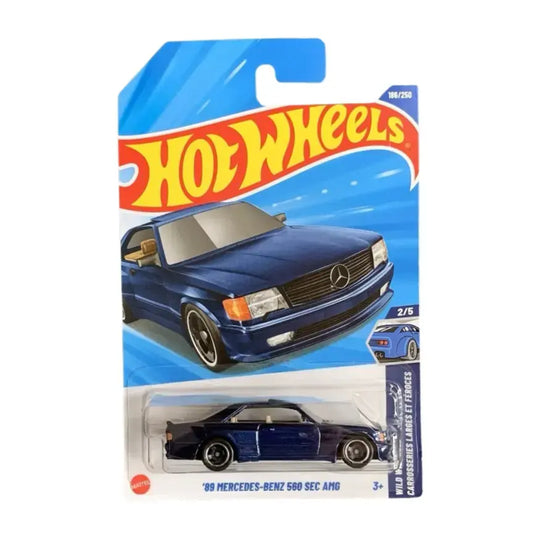 ’89 Mercedes-Benz 560 SEC AMG (Blue) – Hot Wheels 2025 by Mattel