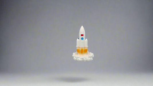 Miniature Model Space Rocket