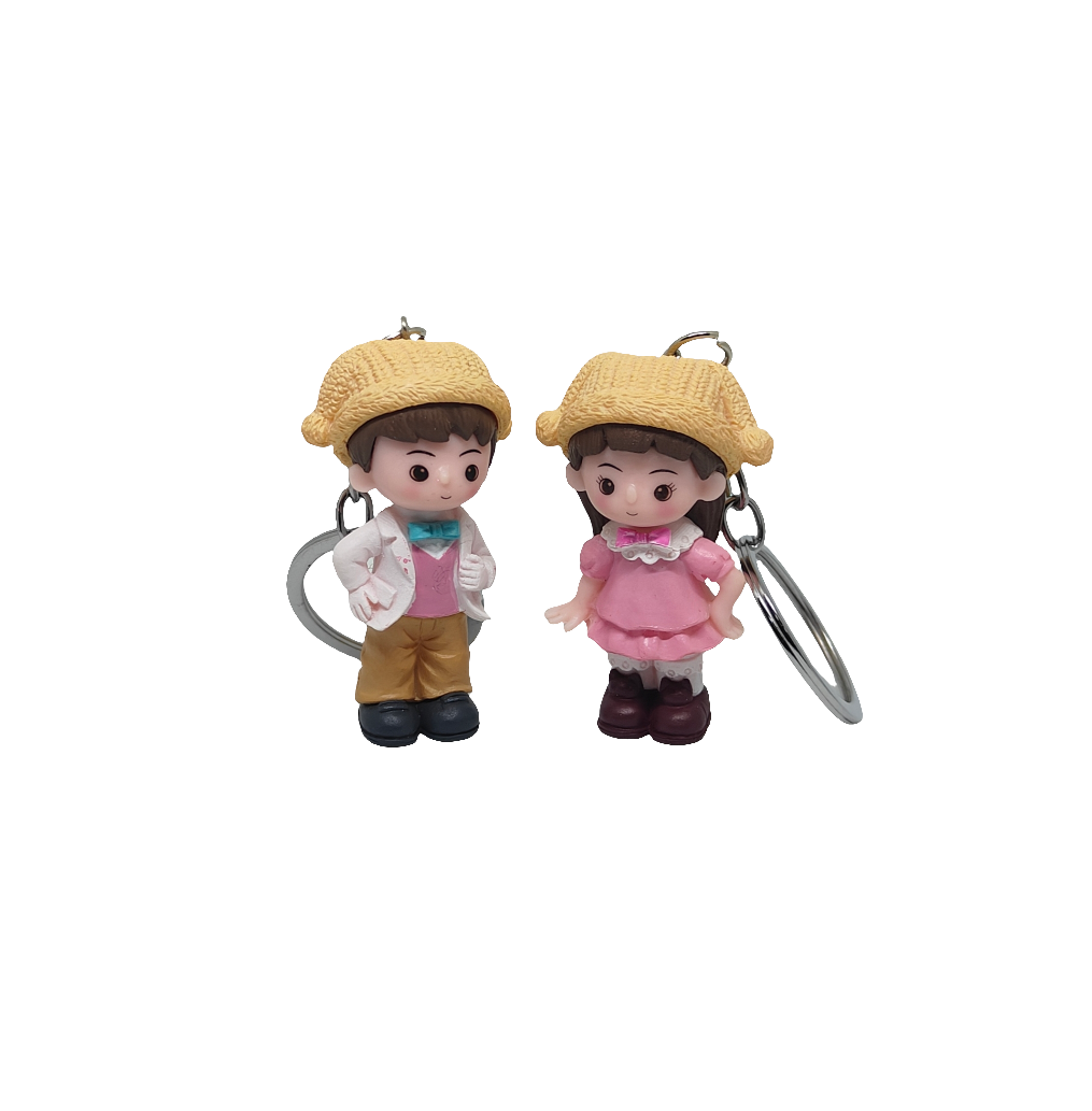 Miniature Couple Character Keychain