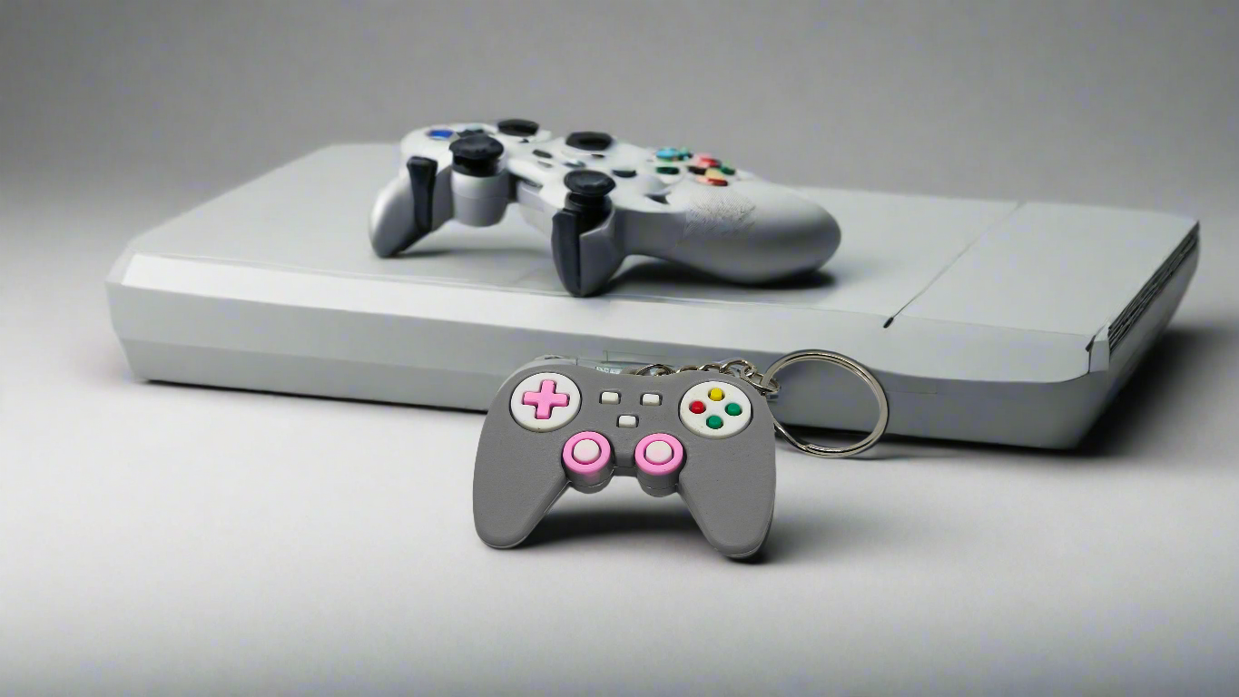 Gaming Console Keychain