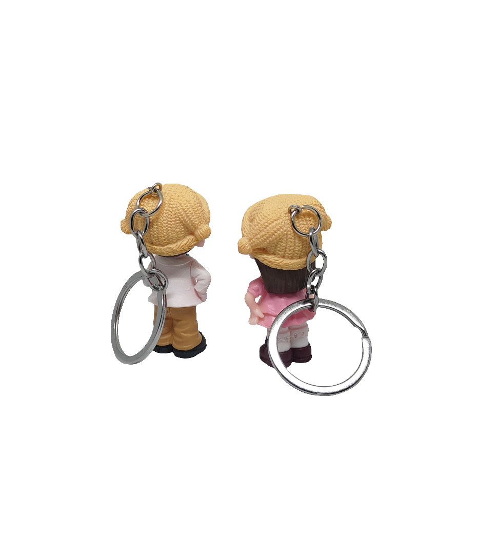 Miniature Couple Character Keychain