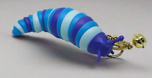 Slug Movable Keychain (Blue)