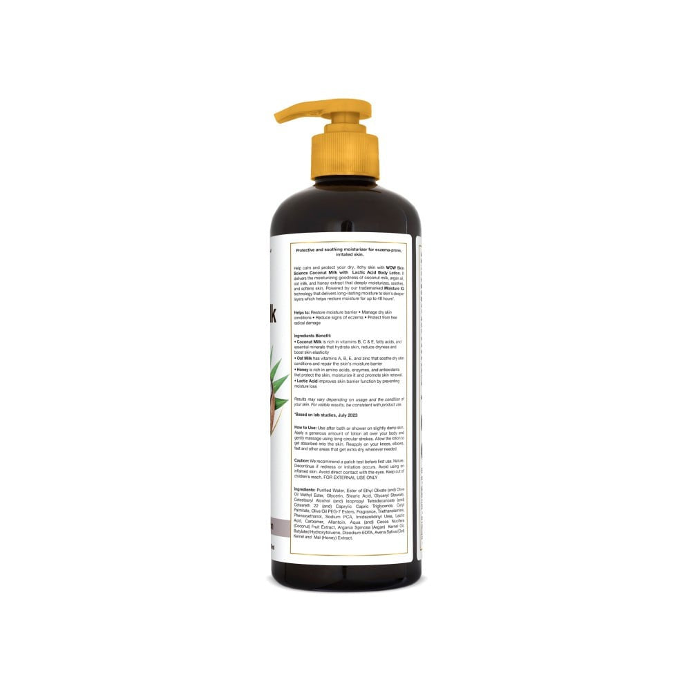 Wow Skin Science Coconut Milk with Lactic Acid Body Lotion : 400 ml