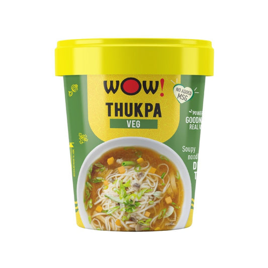 Wow! Thukpa Veg Cup Noodles - Pack of 2 : 2 x 55 g