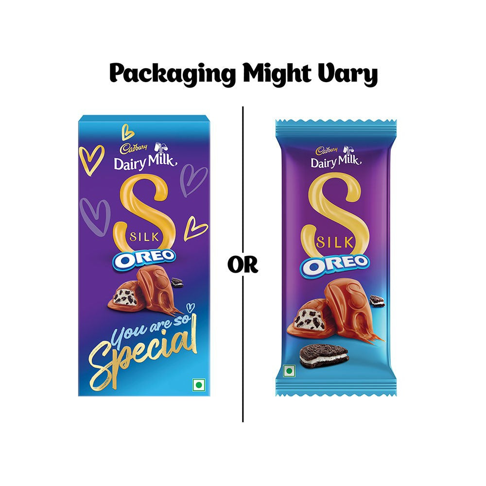 Cadbury Dairy Milk Silk Oreo Flavoured Chocolate Bar - Pack of 2 : 2 x 130 g