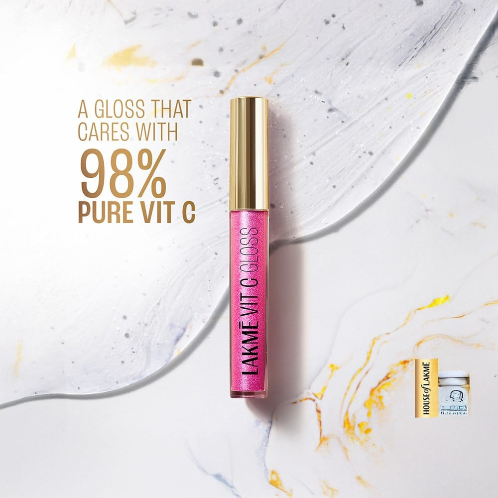 Lakme Superglow Vit C Lip Gloss (Cherry Red C3) : 2.5 ml